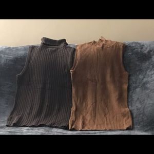 2 Women’s Sleeveless Sweaters